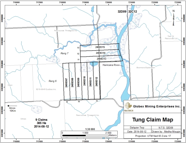 Tung Property Claim Map